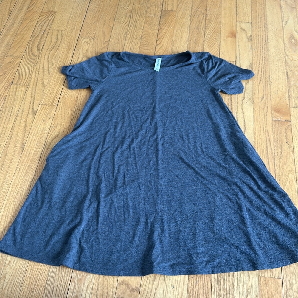 Zenana Premium Grey Dress With Pockets